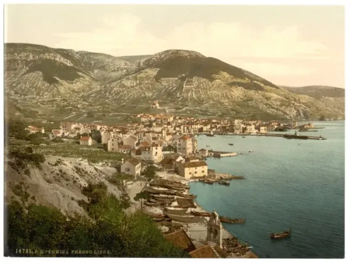 Framed Print : Comisa, near Lissa, Dalmatia, Austro-Hungary Framed Print : Comisa, near Lissa, Dalmatia, Austro-Hungary