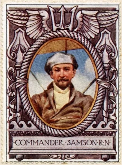 Framed Print : Commander Samson / Stamp Framed Print : Commander Samson / Stamp