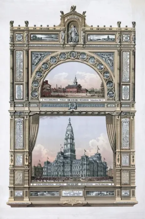 Framed Print : In commemoration of the centennial anniversary of our nation Framed Print : In commemoration of the centennial anniversary of our nation