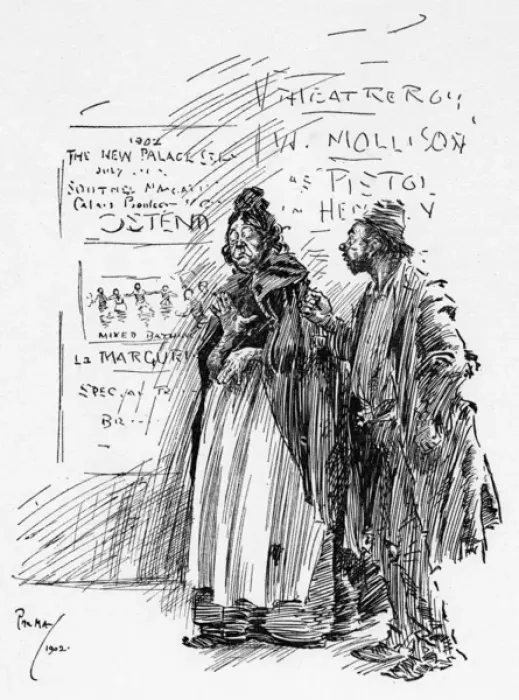 Framed Print : Comment on Mixed bathing from two dirty London tramps Framed Print : Comment on Mixed bathing from two dirty London tramps