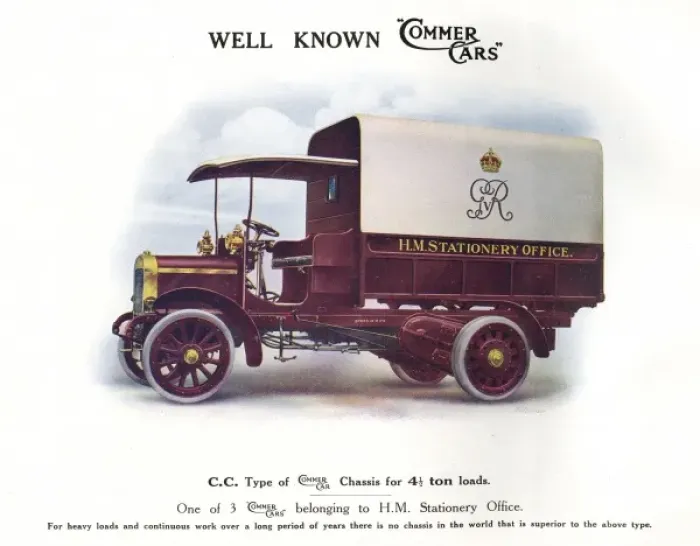 Framed Print : COMMER VAN 1914 - 2 Framed Print : COMMER VAN 1914 - 2