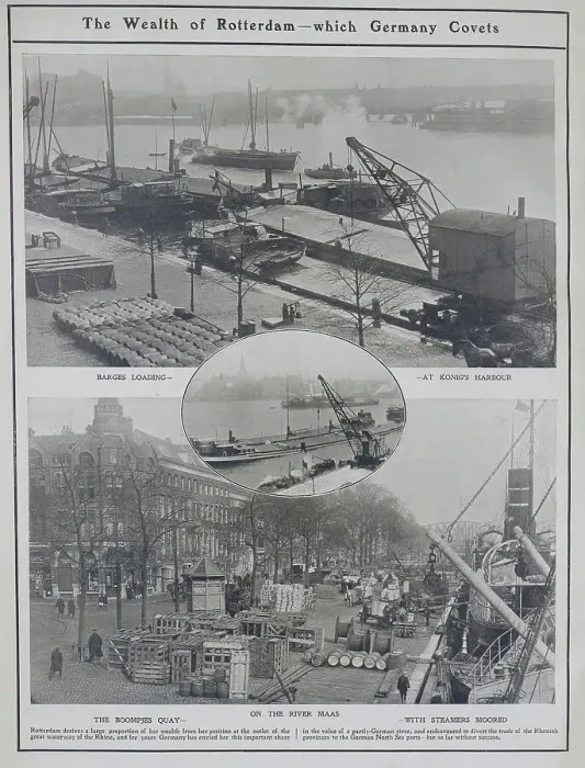 Framed Print : Commercial Shipping Activity, Rotterdam Framed Print : Commercial Shipping Activity, Rotterdam