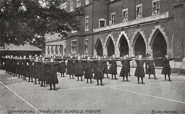 Commercial Travellers Schools, Pinner - Girls Drill