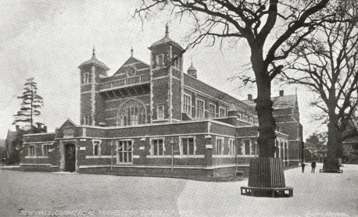 Framed Print : Commercial Travellers Schools, Pinner - New Hall Framed Print : Commercial Travellers Schools, Pinner - New Hall