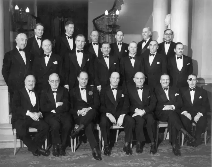 Framed Print : The committee of the Royal Aero Club at Londonderry House Framed Print : The committee of the Royal Aero Club at Londonderry House