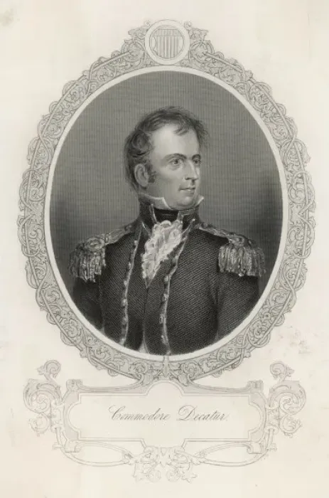 Framed Print : Commodore Decatur Framed Print : Commodore Decatur