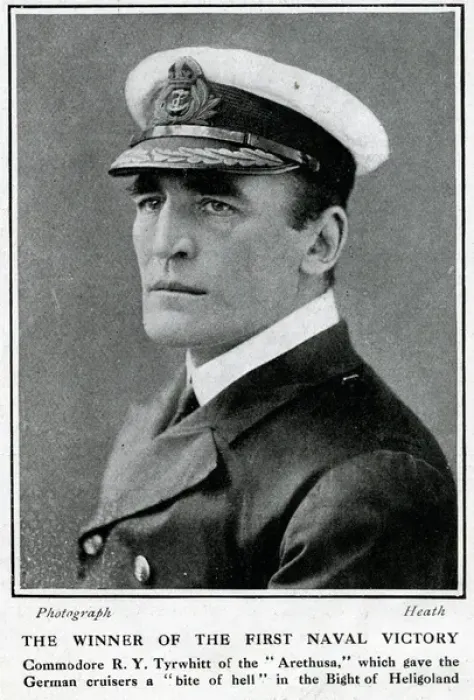 Framed Print : Commodore R Y Tyrwhitt of the Arethusa, WW1 Framed Print : Commodore R Y Tyrwhitt of the Arethusa, WW1