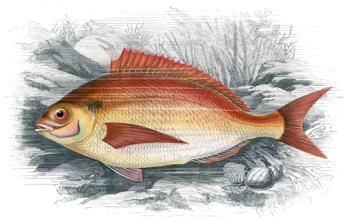 Framed Print : Common Sea Bream, or Brean Framed Print : Common Sea Bream, or Brean