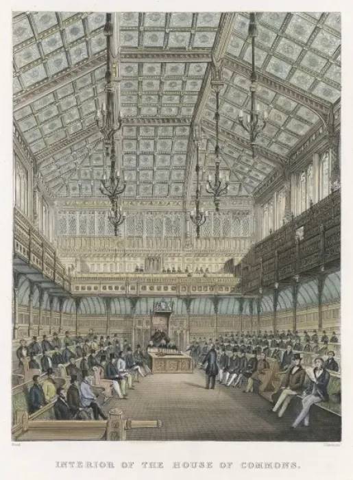 Framed Print : Commons Circa 1840S Framed Print : Commons Circa 1840S