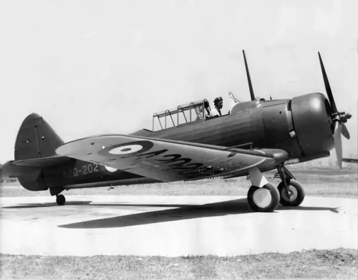 Framed Print : Commonwealth CA-7 Wirraway - a wartime Australian basic Framed Print : Commonwealth CA-7 Wirraway - a wartime Australian basic