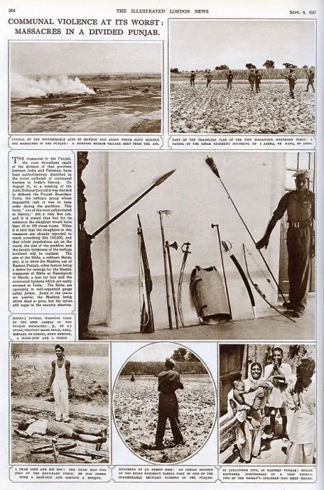 Framed Print : Communal violence at its worst, Partition 1947 Framed Print : Communal violence at its worst, Partition 1947