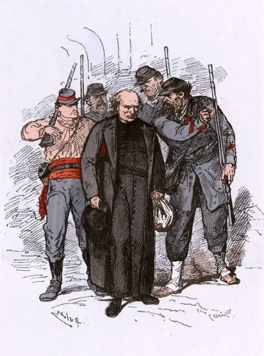 Framed Print : COMMUNE / ARREST OF PRIEST Framed Print : COMMUNE / ARREST OF PRIEST