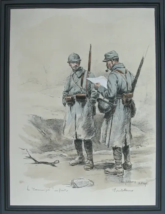 Framed Print : A communication at the Front - Le Quesnoy Framed Print : A communication at the Front - Le Quesnoy