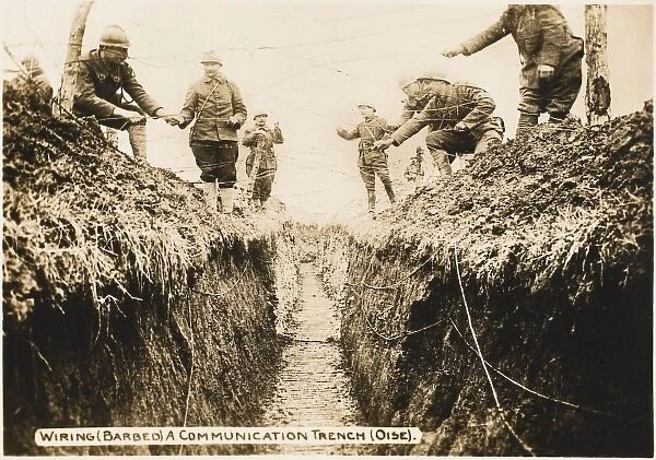 Communications trench WWI