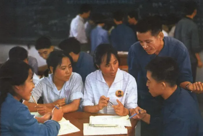 Framed Print : Communist China - university discussion group Framed Print : Communist China - university discussion group