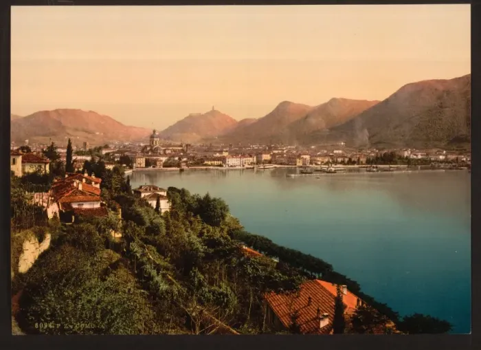 Framed Print : Como, general view, Lake Como, Italy Framed Print : Como, general view, Lake Como, Italy