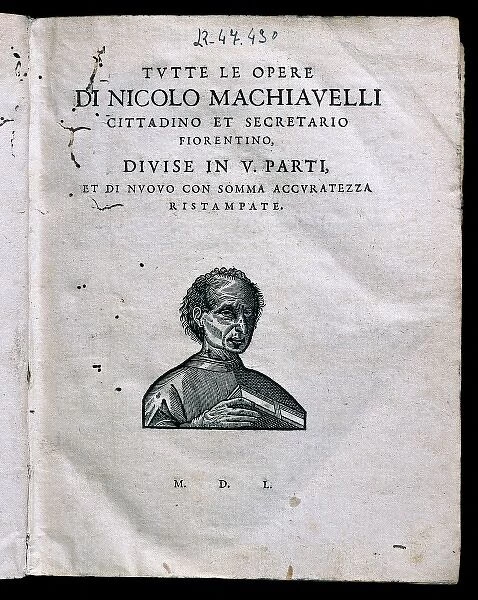 Complete works of Niccolo Machiavelli