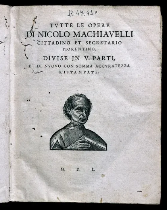 Framed Print : Complete works of Niccolo Machiavelli Framed Print : Complete works of Niccolo Machiavelli