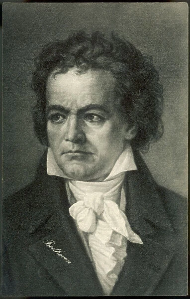 Composer Beethoven. LUDWIG VAN BEETHOVEN German composer Portrait