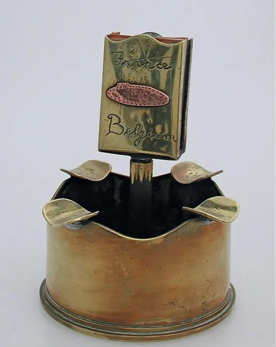 Framed Print : A composite matchbox-ashtray Framed Print : A composite matchbox-ashtray
