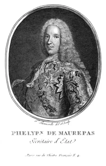 Framed Print : Comte De Maurepas Framed Print : Comte De Maurepas