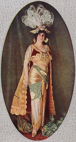 Comtesse A de Chabrillan at Persian ball, 1912