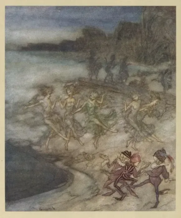 Framed Print : Comus / Milton / Fairies Framed Print : Comus / Milton / Fairies