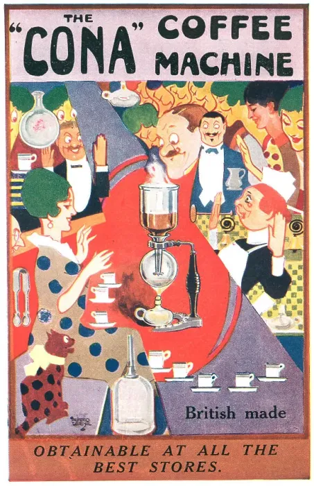 Framed Print : The Cona Coffee Machine Advertisement Framed Print : The Cona Coffee Machine Advertisement