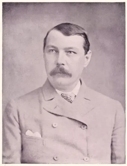 Framed Print : Conan Doyle / Photo C 1895 Framed Print : Conan Doyle / Photo C 1895