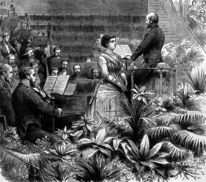 Framed Print : Concert 1882 Framed Print : Concert 1882