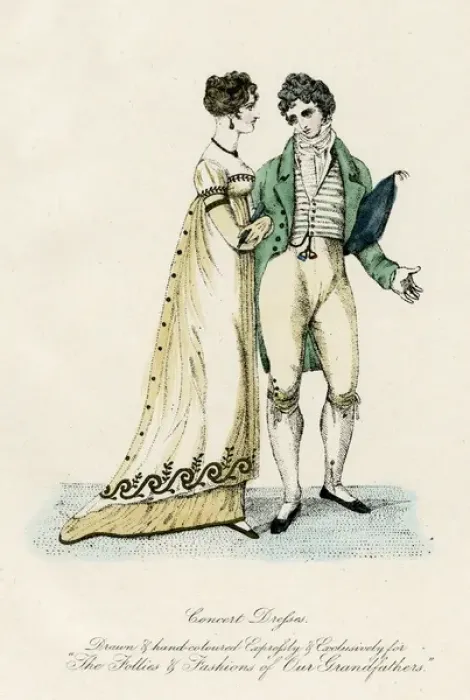 Framed Print : Concert dress 1807 Framed Print : Concert dress 1807