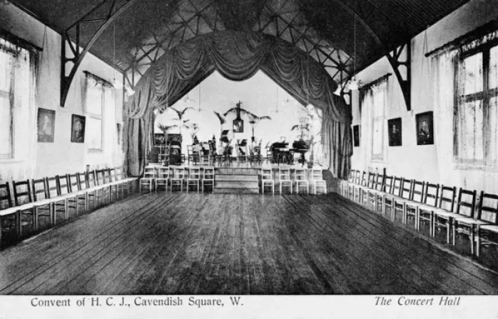 Framed Print : Concert Hall, Convent in Cavendish Square, London W1