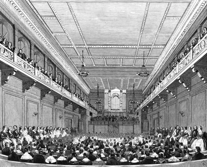 Framed Print : Concert at Hamburg, 1845 Framed Print : Concert at Hamburg, 1845