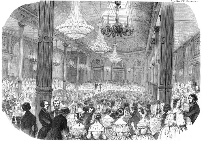 Framed Print : Concert performance, Paris 1843 Framed Print : Concert performance, Paris 1843