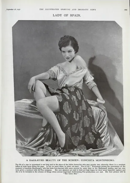 Framed Print : Conchita Montenegro Framed Print : Conchita Montenegro