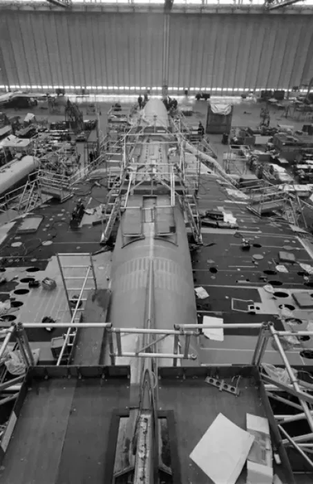 Framed Print : Concorde under construction, Bristol Framed Print : Concorde under construction, Bristol