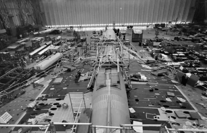 Framed Print : Concorde under construction, Bristol Framed Print : Concorde under construction, Bristol