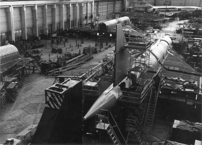 Framed Print : The Concorde production line at Toulouse Framed Print : The Concorde production line at Toulouse