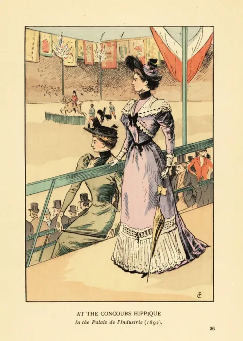 Framed Print : At the Concours Hippique in the Palais d Industrie, 1892 Framed Print : At the Concours Hippique in the Palais d Industrie, 1892