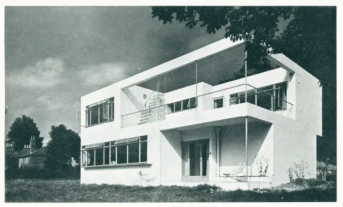 Framed Print : Concrete Modernist House Framed Print : Concrete Modernist House