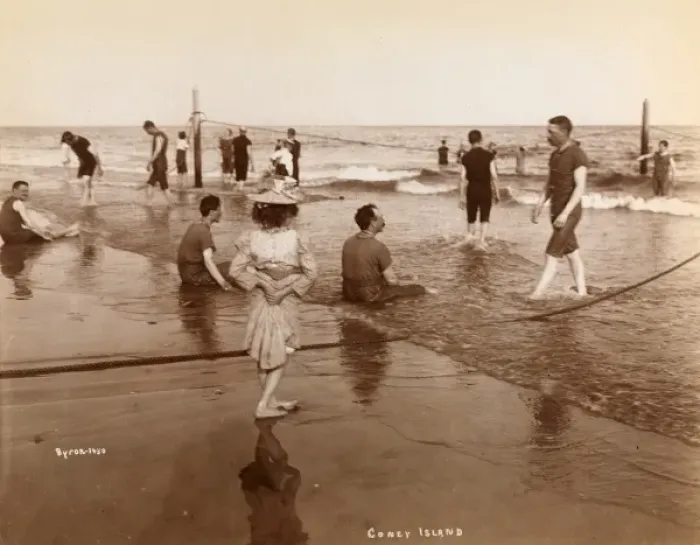 Framed Print : Coney Island Beach Framed Print : Coney Island Beach