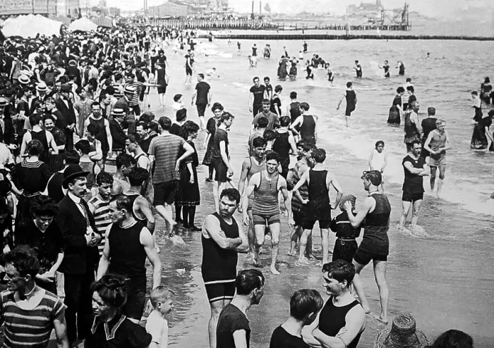 Framed Print : Coney Island beach, New York, USA Framed Print : Coney Island beach, New York, USA