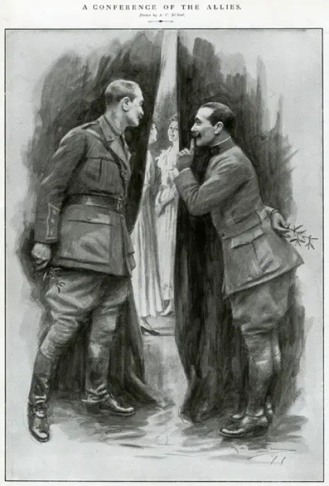 Framed Print : A Conference of the Allies 1917 Framed Print : A Conference of the Allies 1917