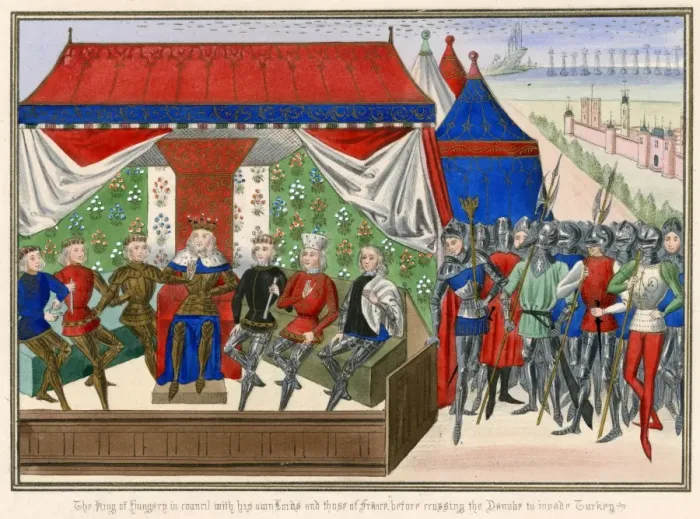 Framed Print : Conference at Buda 1396 Framed Print : Conference at Buda 1396