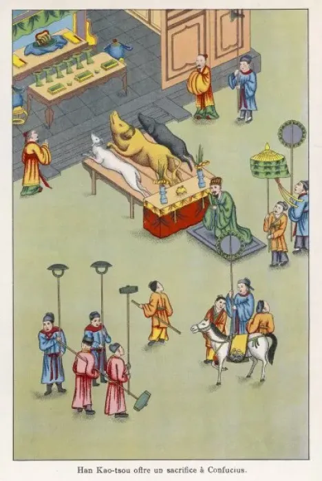Framed Print : Confucius Honoured Framed Print : Confucius Honoured