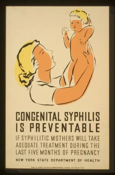 Framed Print : Congenital syphilis is preventable If syphilitic mothers wil Framed Print : Congenital syphilis is preventable If syphilitic mothers wil