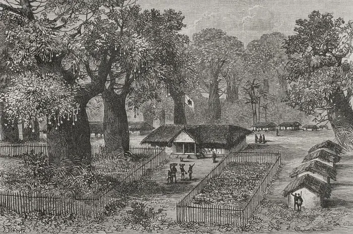 Framed Print : The Congo - First main Colonial Post established in Kinshasa Framed Print : The Congo - First main Colonial Post established in Kinshasa