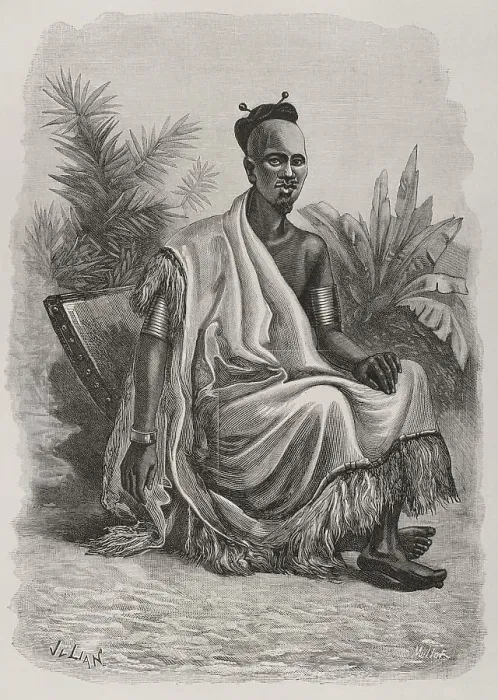 Framed Print : Congo. Portrait of Ngalyema, chief of Kintamo Framed Print : Congo. Portrait of Ngalyema, chief of Kintamo