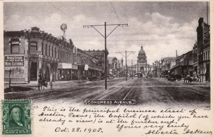Framed Print : Congress Avenue, Austin, Texas, USA Framed Print : Congress Avenue, Austin, Texas, USA