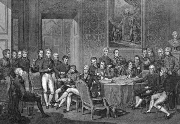 Framed Print : Congress of Vienna Framed Print : Congress of Vienna